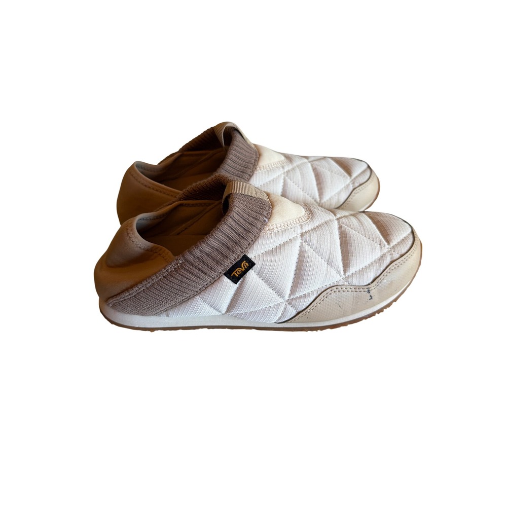 Teva Slip On Tan ReEmber 1125471 Quilted Camping Mules Sneakers Womens 11 - Picture 2 of 6